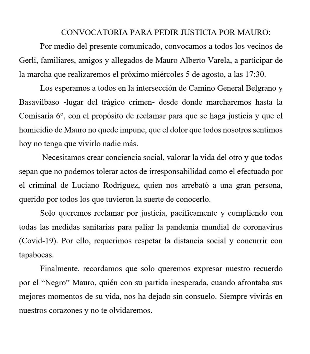 #justiciaporMauro