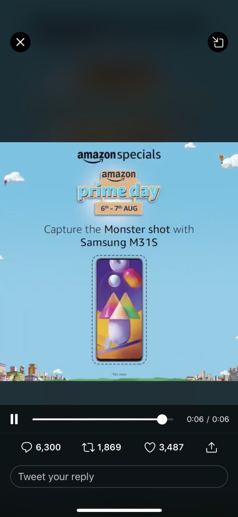 vikash003's tweet photo. @amazonIN #AmazonPrimeDay and #AmazonSpecialsSamsungM31S https://t.co/Jo4d30U4Z5