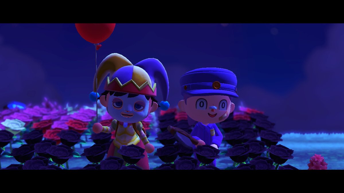 Voyagerhanr's tweet photo. me and da boyf on animal crossing while we were sitting 6 inches from each other irl. @Lemlyton #AnimalCrossing #ACNH #NintendoSwitch https://t.co/9MSTuq10vU