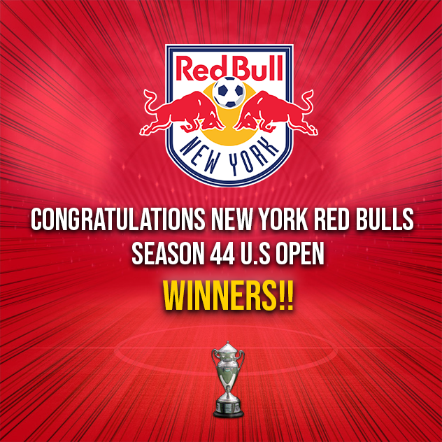 VFLAmericas's tweet photo. *OFFICAL* - Your S44 MLS Lamar Hunt U.S Open Champions...NYRB! 

GG's to all!

#TheVFL #VFLAmericas https://t.co/aO8TcsxY5b