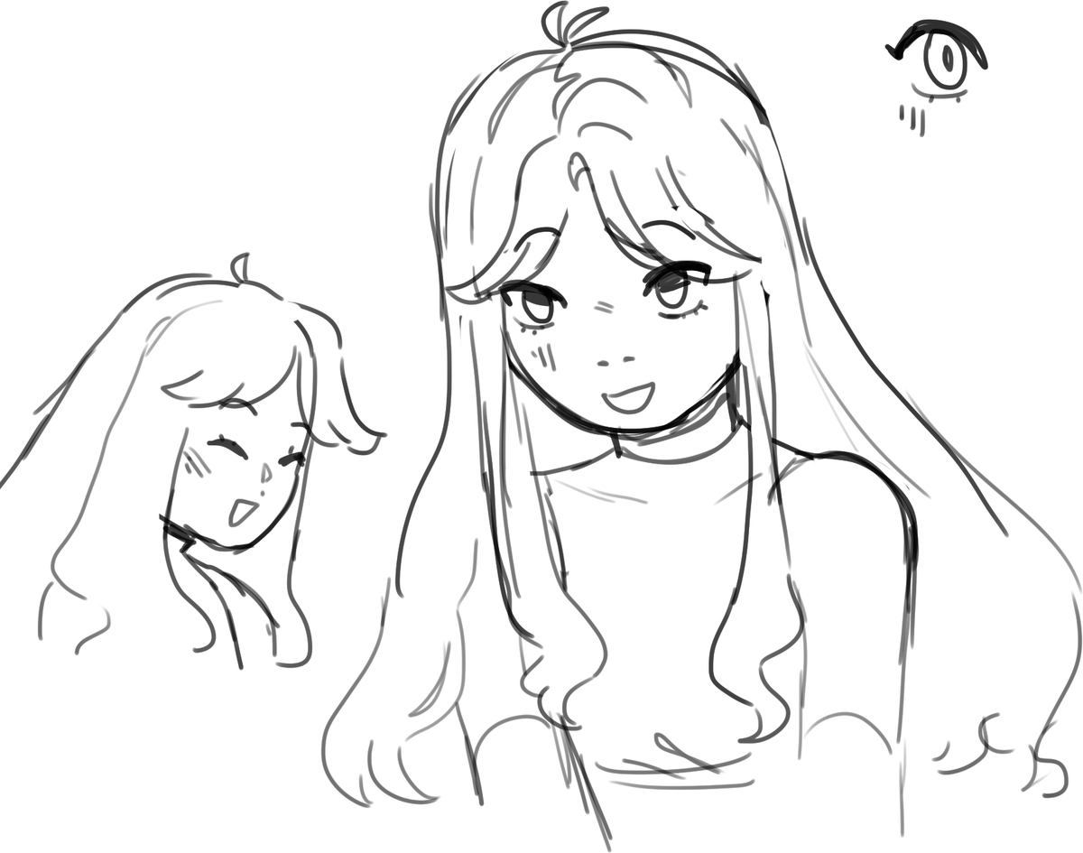quick doodles to loosen up my hand and i think im finding my style again ? 