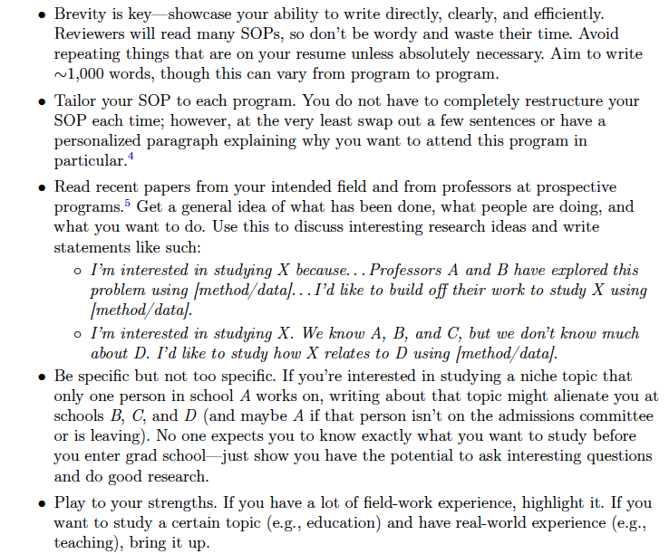 8/NThe statement of purpose tells the admissions committee why you—beyond what’s listed in your CV—want to go to grad school, what you’re interested in studying, and why you will succeed in grad school and become a successful academic researcher. I provide a lot of tips here.