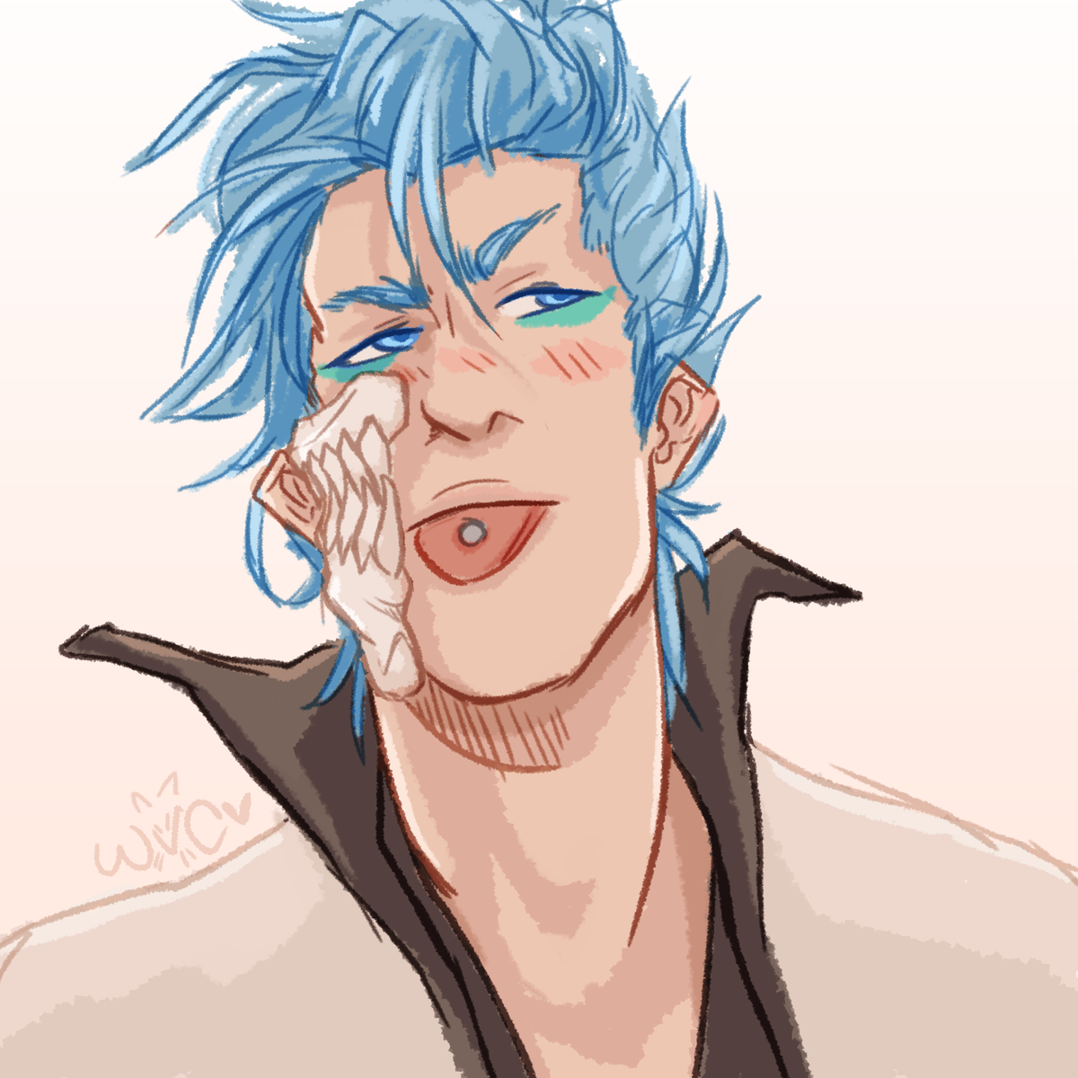 I like the idea of Yuzu somehow going full Mom on Grimmjow.G: *looks guilty...