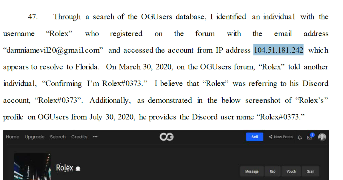 blackorbird's tweet photo. #OGuser DataLeak has the attacker's IP and mail-address, Maybe more hackers need attention. https://t.co/tPRH6zKXwK