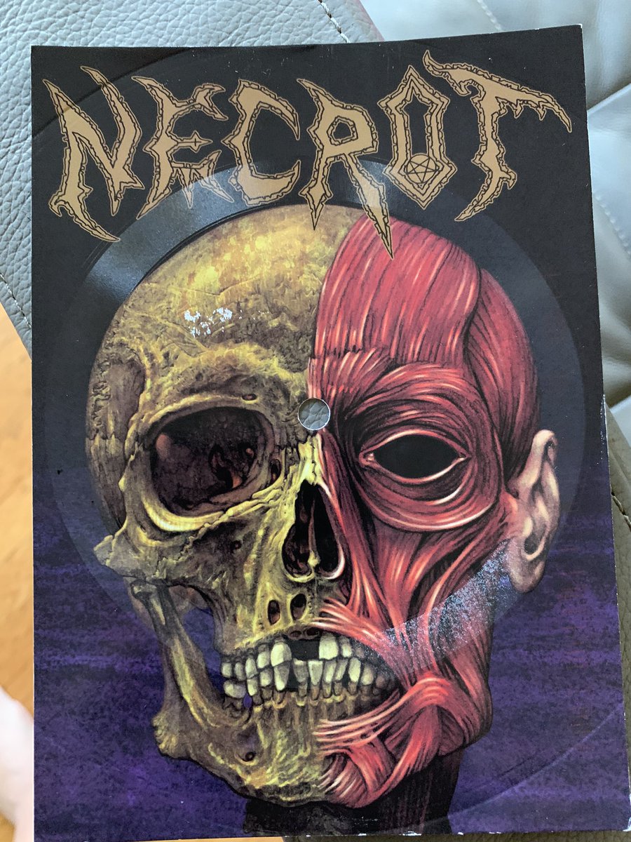 AmiLawless's tweet photo. Anyone else get one of these siq “stench of decay” @necrot_official postcard flexis from @tankcrimes ? Purely bad asseery! TankCrimes killing is yet again. #necrot #stenchofdecay #mortal #tankcrimes #danktimes #networkoffriends #deathmetal #sexyflexi #flexi #postcardflexi https://t.co/vA0imnUJwB