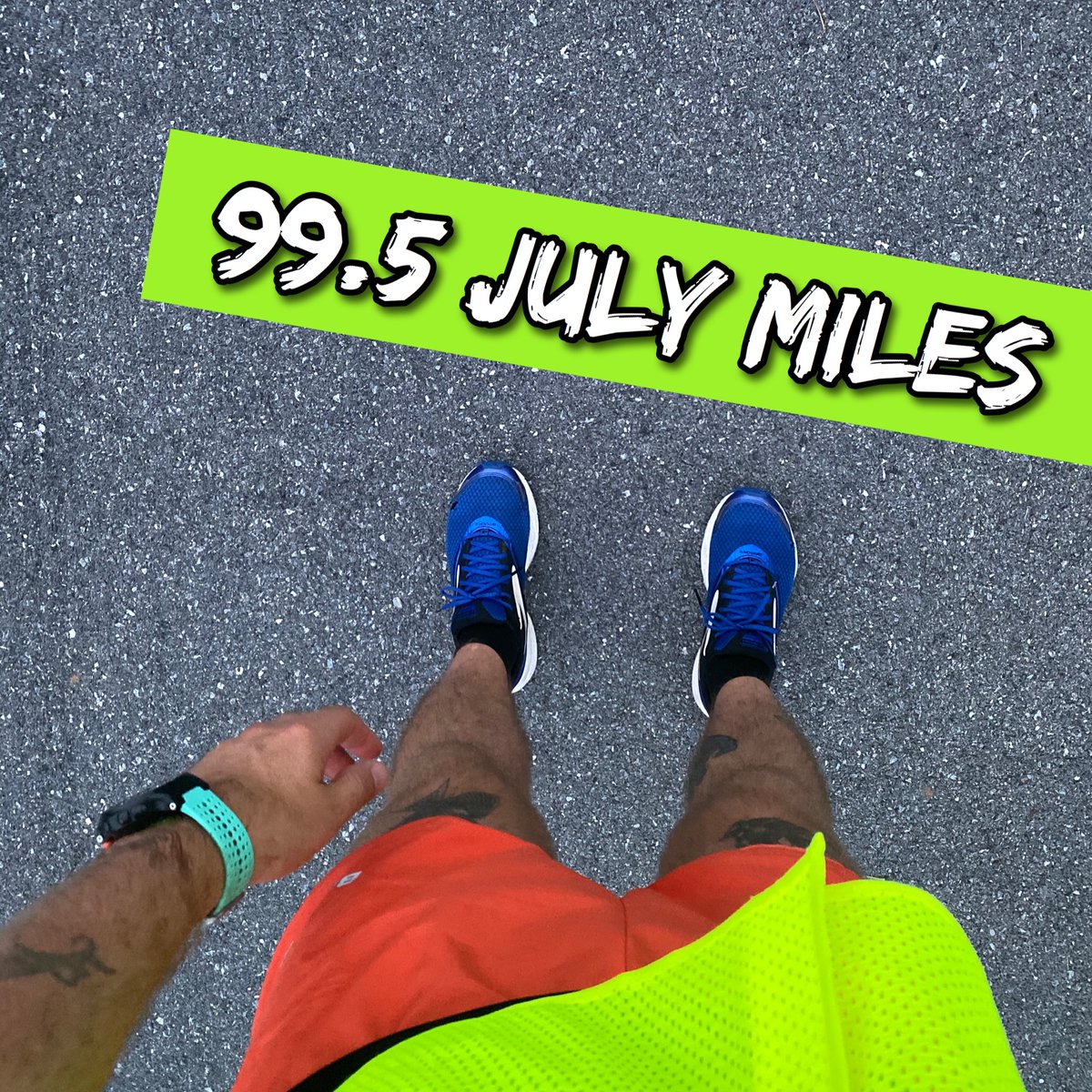 runningwithken's tweet photo. Howβs this for a monthly total?! Should I have ran that last 1/2 mile? #monthlymileage #julymiles #summerrunner #summer #bibchat https://t.co/0Ltu3JOX9Z