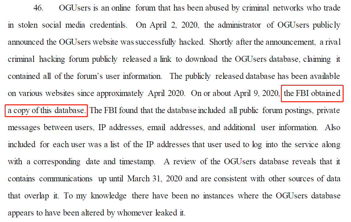 blackorbird's tweet photo. #OGuser DataLeak has the attacker's IP and mail-address, Maybe more hackers need attention. https://t.co/tPRH6zKXwK