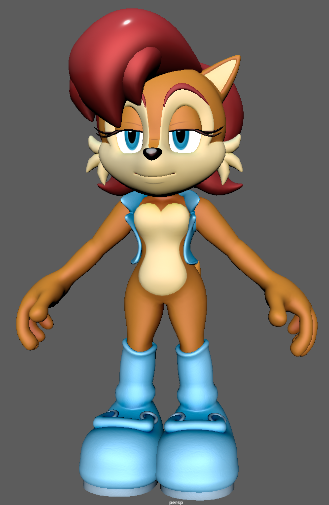 3D Model Download+ Sonic The Hedgehog by JCThornton on DeviantArt