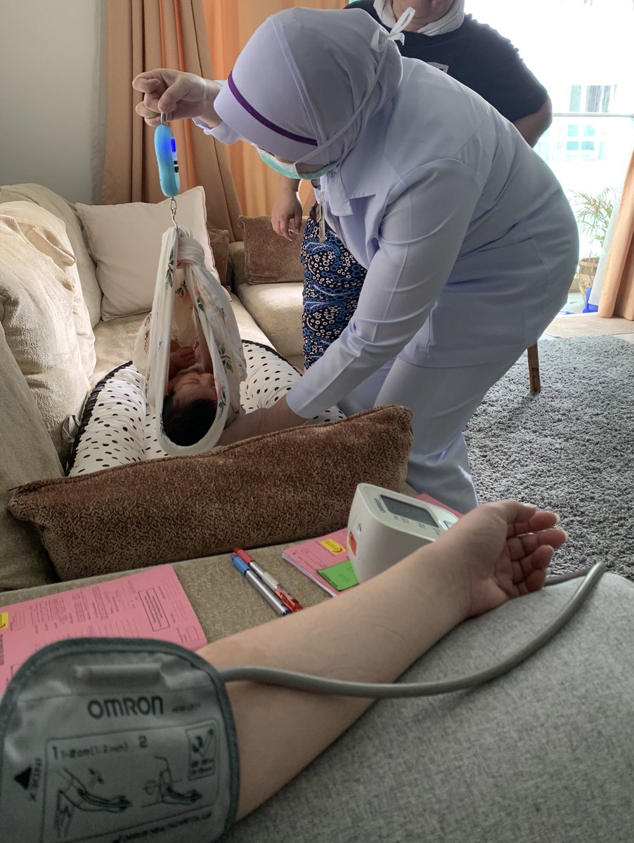 sweatlee's tweet image. Was impressed with our KKIA but even more so when they kept following up after my due date and made a house visit to check on me and baby. I found out baby lost too much weight this way. An amazing part of our public healthcare I never knew about! @KKMPutrajaya