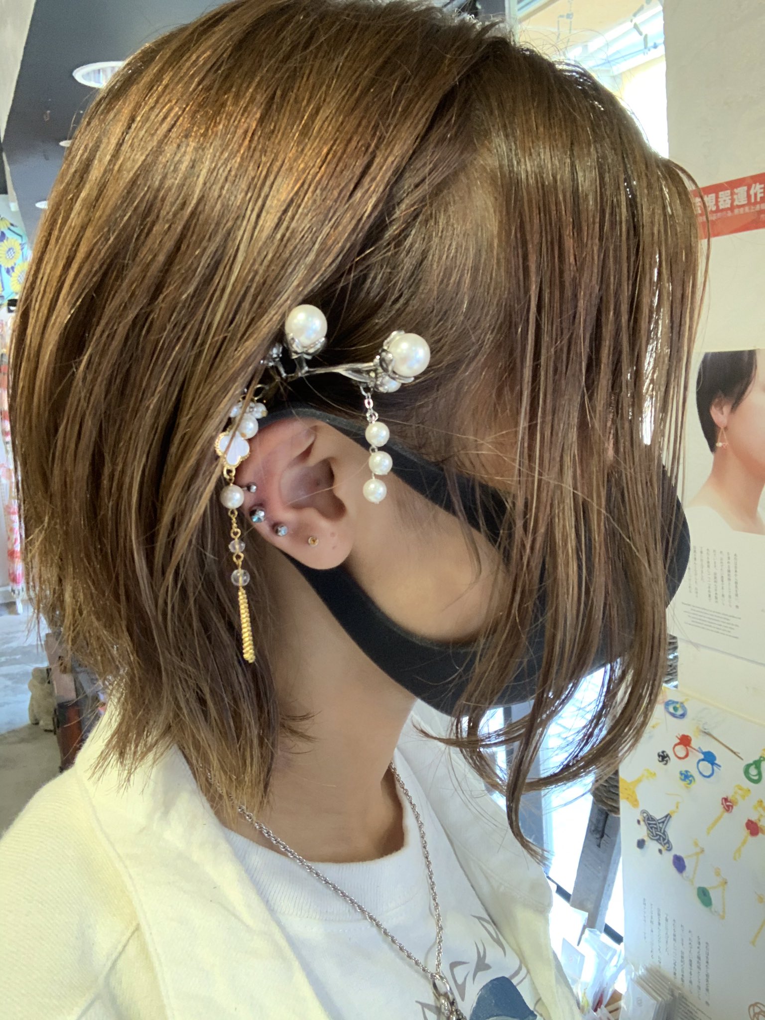 Twitter 上的 Wargo店舗販売スタッフ 川崎座市 こんにちは やっと夏らしくなってきたので セミロングだった髪を最近バッサリ切ってきました 簪は普段使い出来ない ショートでは出来ない と言う声があり私はとても悲しいです 着けたらこんなにも