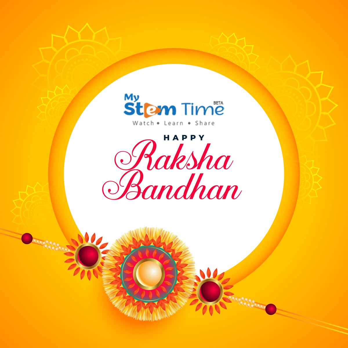 my_stem's tweet image. The #festival of Raksha Bandhan is to cherish the beautiful memories and to strengthen the bond of love. Team #MyStemTime wishing you and your family a happy #RakshaBandhan.
