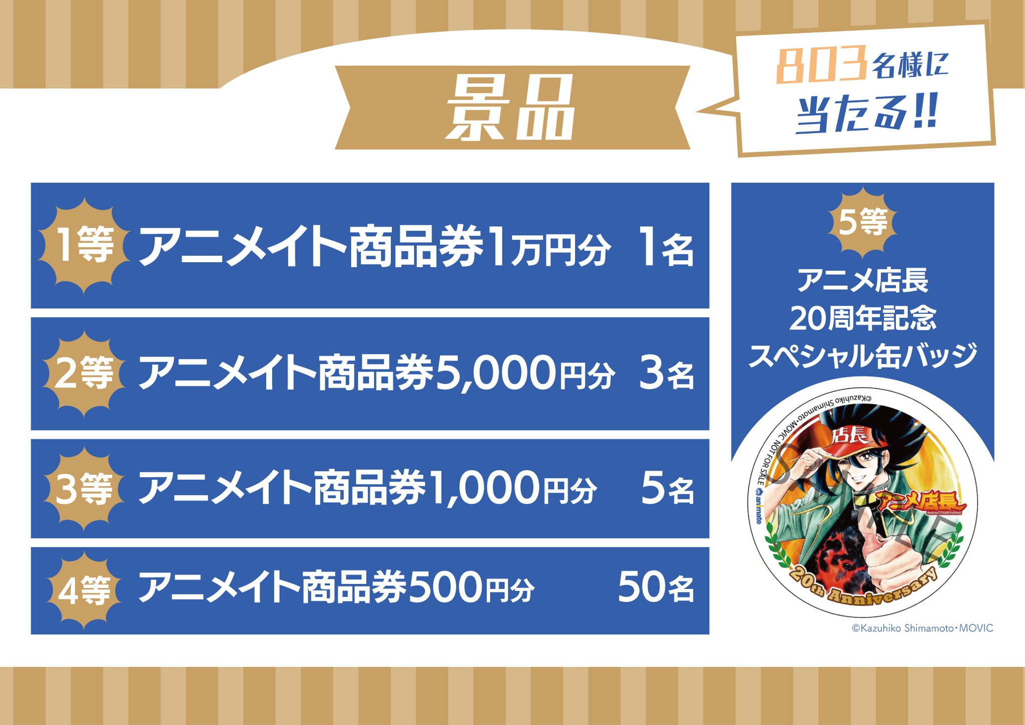 O Xrhsths 株式会社アニメイト Sto Twitter 本日8 3 月 より 803 ハレザ の日応援キャンペーン In アニメイト が池袋本店前で開催 最大1万円分の アニメイト商品券 や アニメ店長 缶バッチ が803名様に当たるくじ引き大会を開催中 景品は無くなり次第終了 O Xrhsths 株式会社アニメイト Sto Twitter 本日8 3 月 より 803 ハレザ の日応援キャンペーン In アニメイト が池袋本店前で開催 最大1万円分の アニメイト商品券 や アニメ店長 缶バッチ が803名様に当たるくじ引き大会を開催中 景品は無くなり次第終了