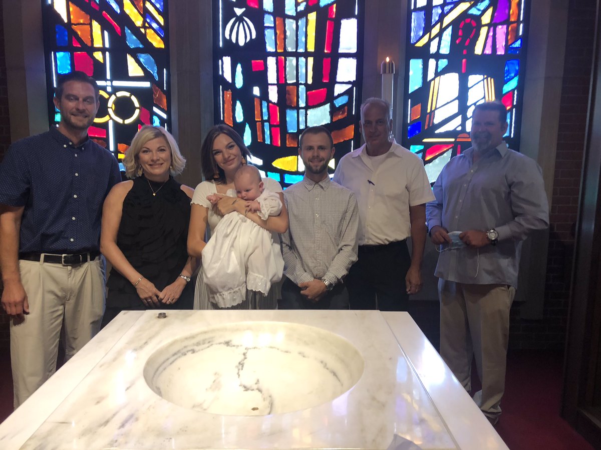 MelisaP1003's tweet photo. Our sweet Rhett was baptized today. 🥰 https://t.co/a0i2DxXnRd