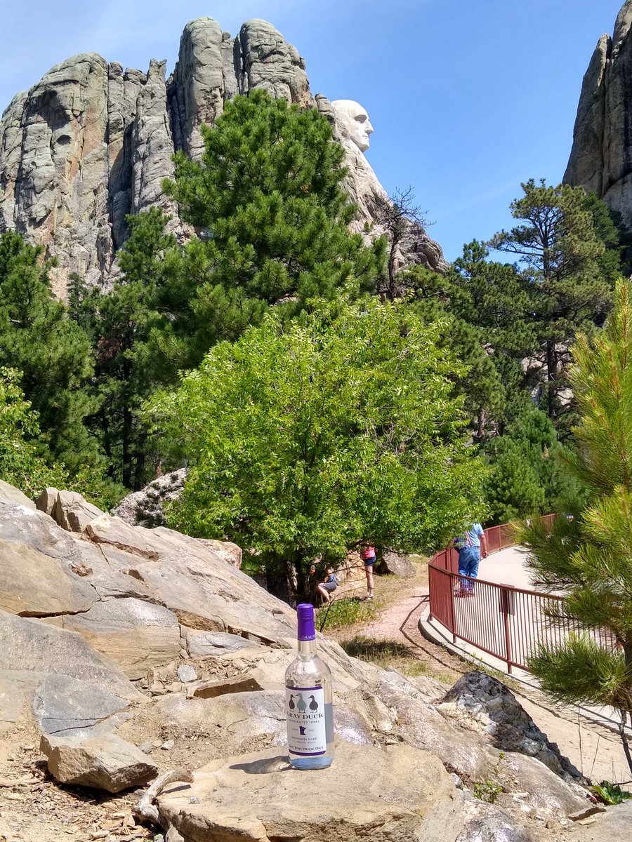 lisacat729's tweet photo. Gray Duck is DEFINITELY on the Mount Rushmore of Vodkas! @grayduckvodka #GoWestYoungDuck #DuckOnTour https://t.co/IDMBoGWlJb