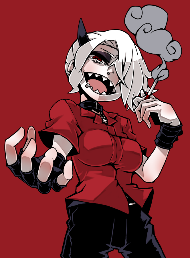 「ズドラーダ。
#helltaker 」|あやめのイラスト