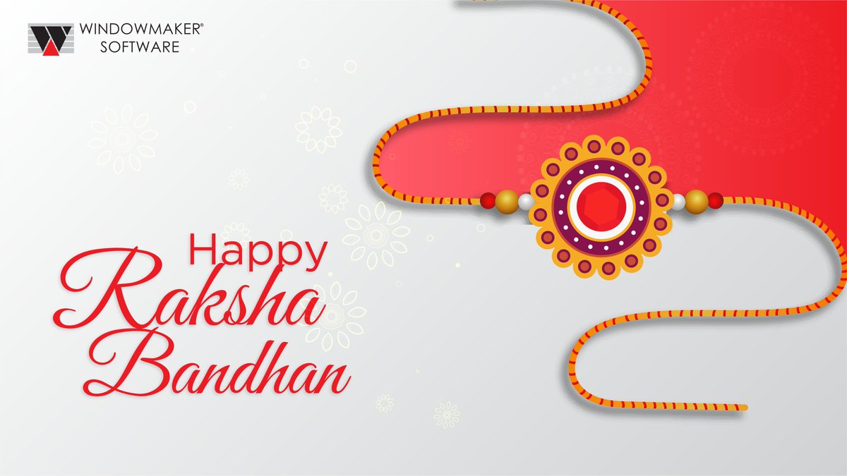 Windowmakersoft's tweet photo. With a small hope that our love for each other never diminishes, #WindowmakerSoftware wishes you a very Happy Rakhi! https://t.co/gP4YjOJiH5