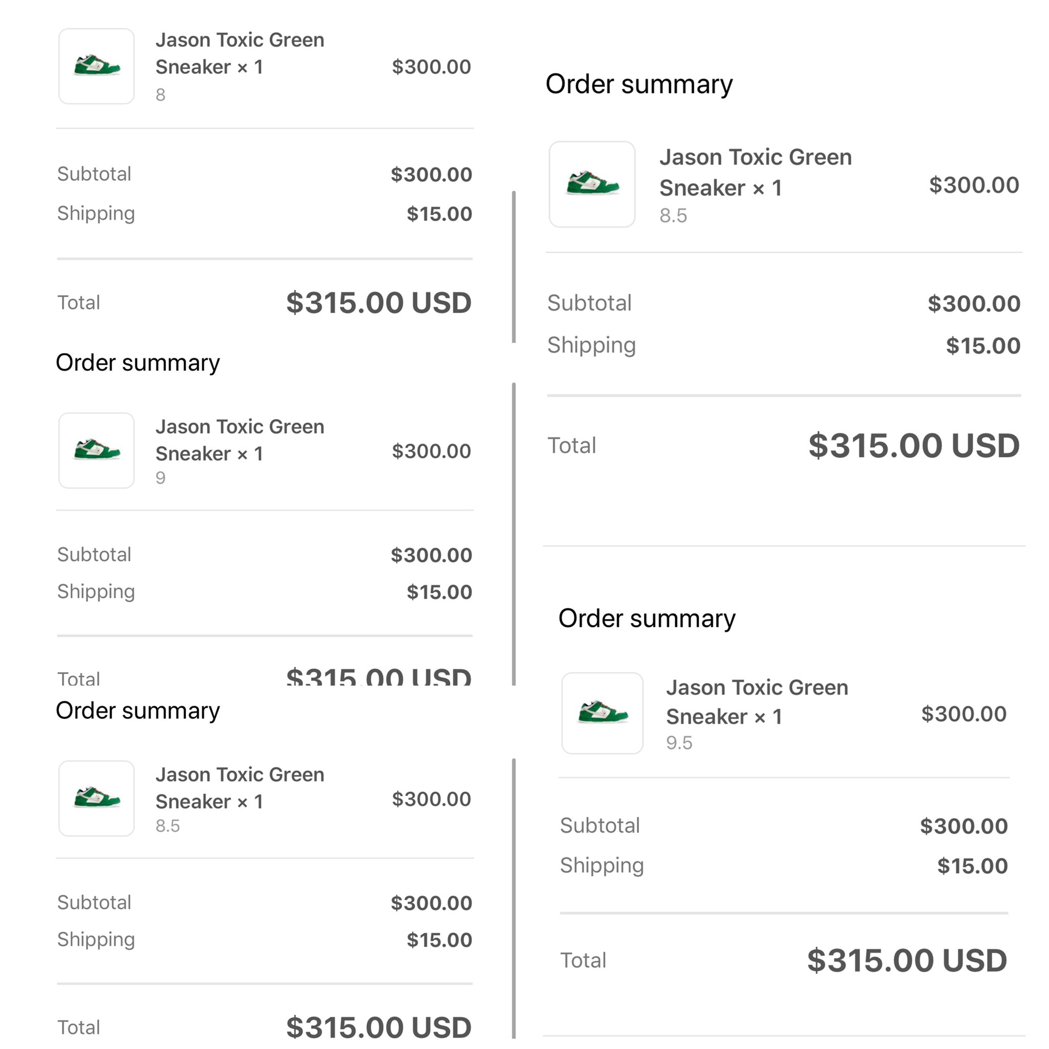 jason toxic green sneaker