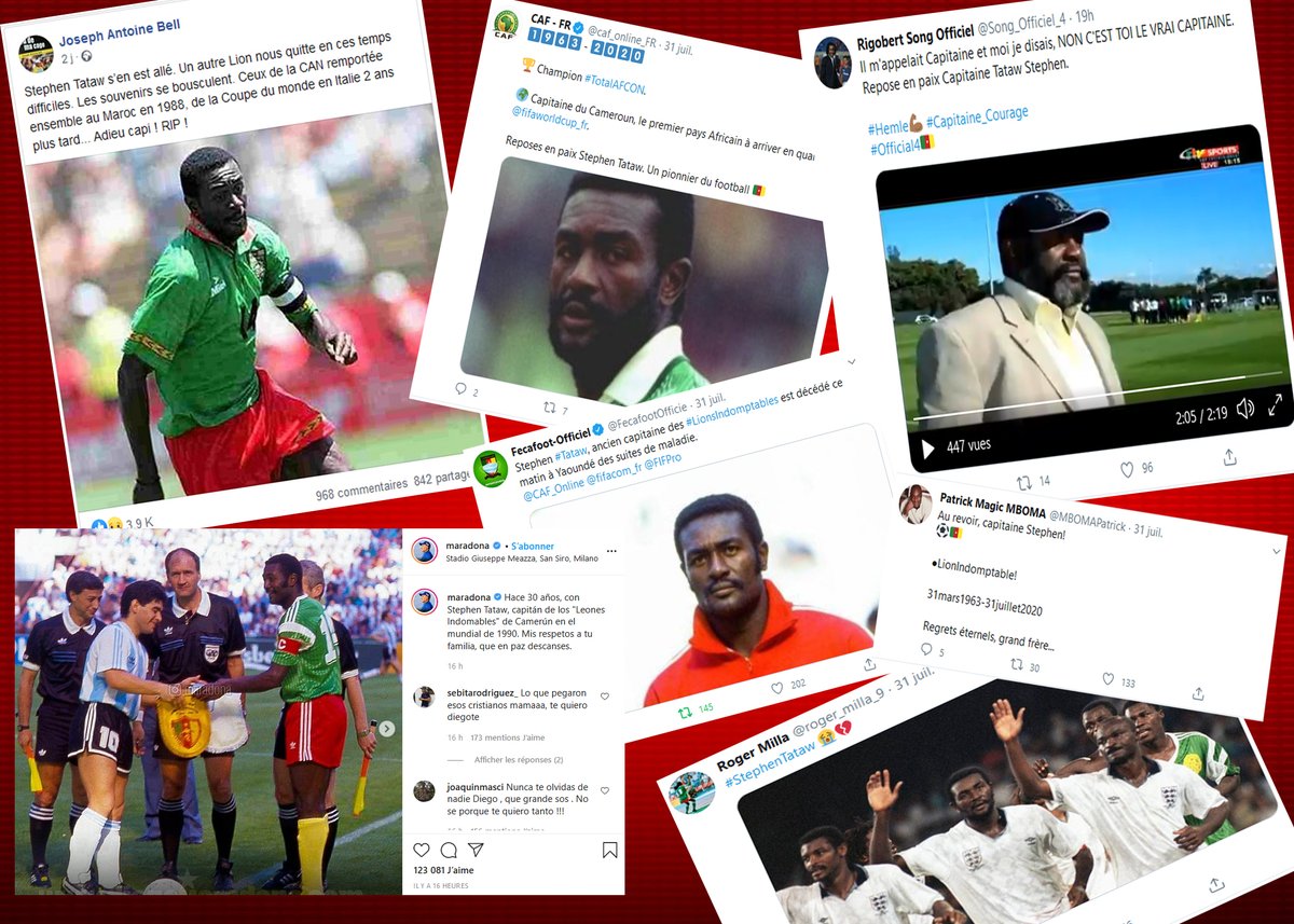 RSIsportinfo's tweet photo. Le monde du sport pleure Stephen Tataw🥀
#RIPCAPI https://t.co/OOnlLWUkug
