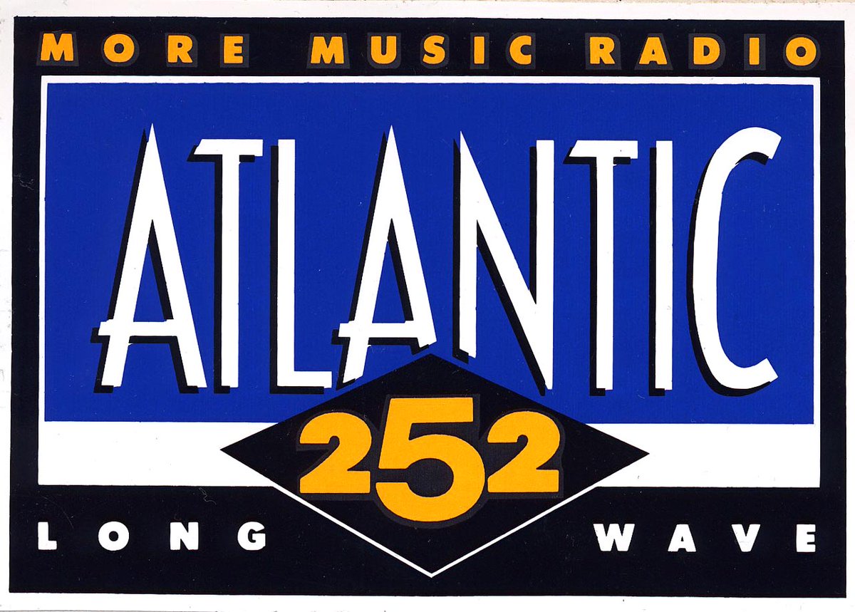 DavidLloydRADIO's tweet photo. This Day: 1989. Atlantic 252 started test transmissions on Long Wave. The station was to become hugely popular in the UK - and a real influence for our commercial radio. https://t.co/g41r8rkqTt #radiomoments https://t.co/MhOTZ8Gjql