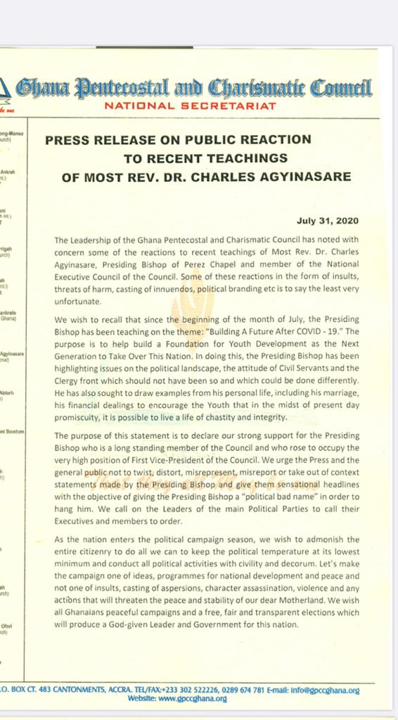 prynz_eyram's tweet image. GPCC STANDS WITH BISHOP CHARLES AGYINASARE

#IsThereNotACause
