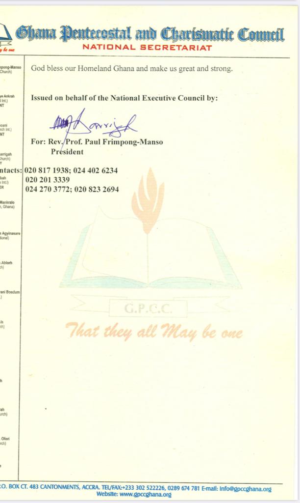 prynz_eyram's tweet image. GPCC STANDS WITH BISHOP CHARLES AGYINASARE

#IsThereNotACause