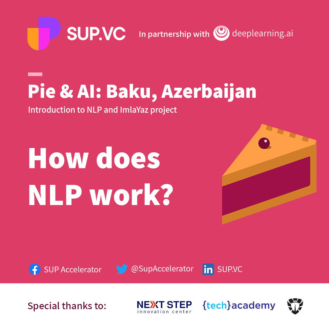 sup_vc's tweet photo. NLP involves the reading and understanding of spoken or written language through the medium of a computer😎🔥
📮Registration: https://t.co/muHbwkfG6q
#supvc #deeplearning #AI #NLP #buglance #workshop #supaccelerator #artificalintelligence https://t.co/2sn8IEgkgA