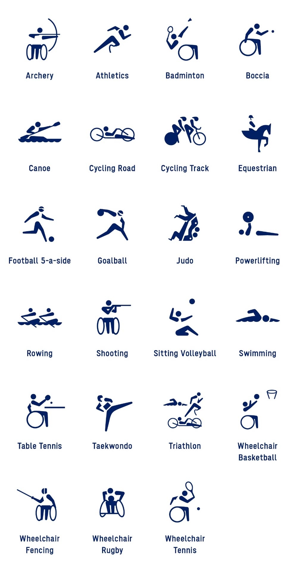 Schedule paralympics