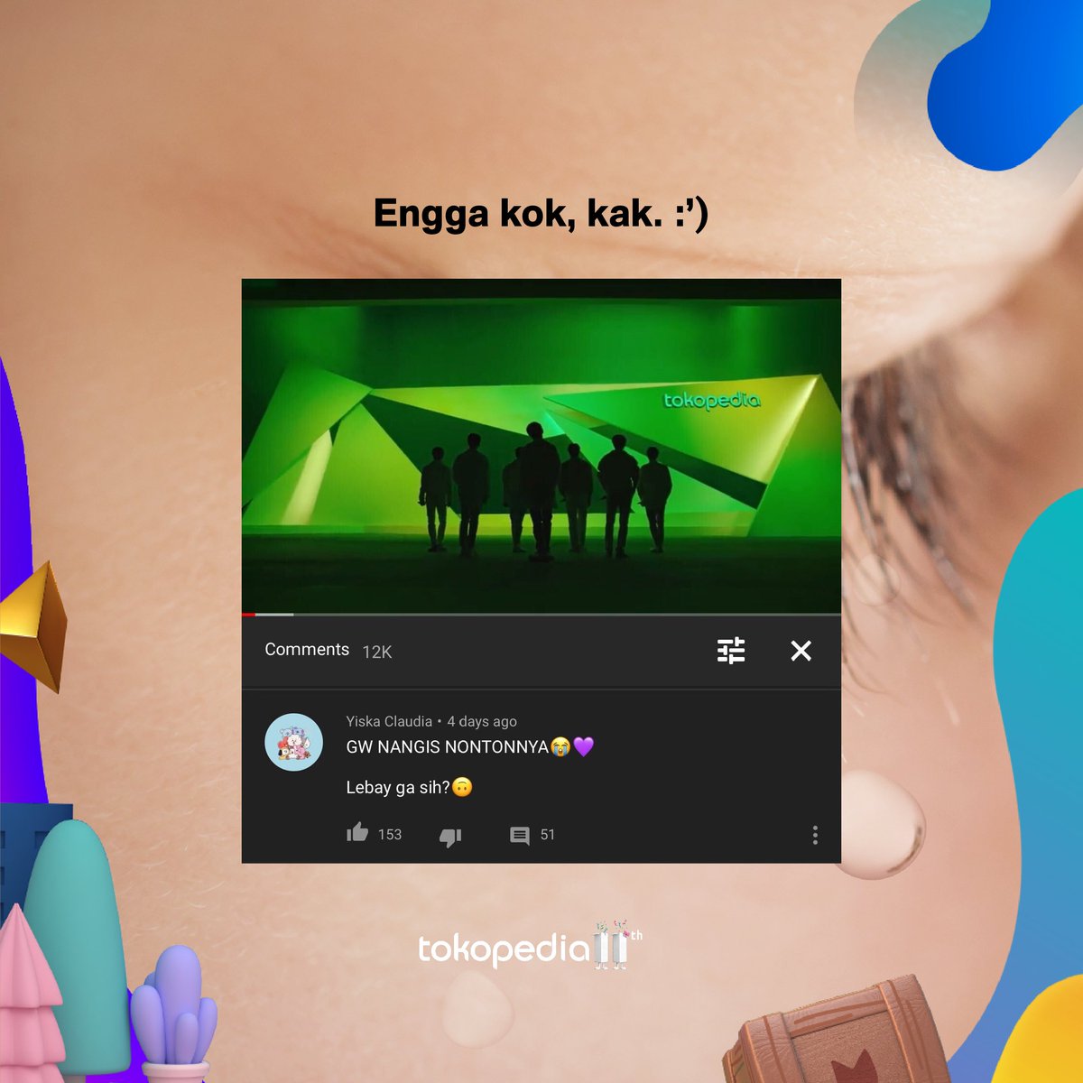 tokopedia's tweet photo. Siapa yang belum bisa berhenti nontonin interview &amp; performance #BTSdiTokopediaWIB TV show?

Pasti kalian masih belum bisa move on ya?

Kalau kangen mau nonton interview atau performance #BTSdiTokopediaWIB kamu bisa cek di youtube Tokopedia ya. Yuk, subscribe sekarang! 👌💜 https://t.co/dVsMBt4CNu