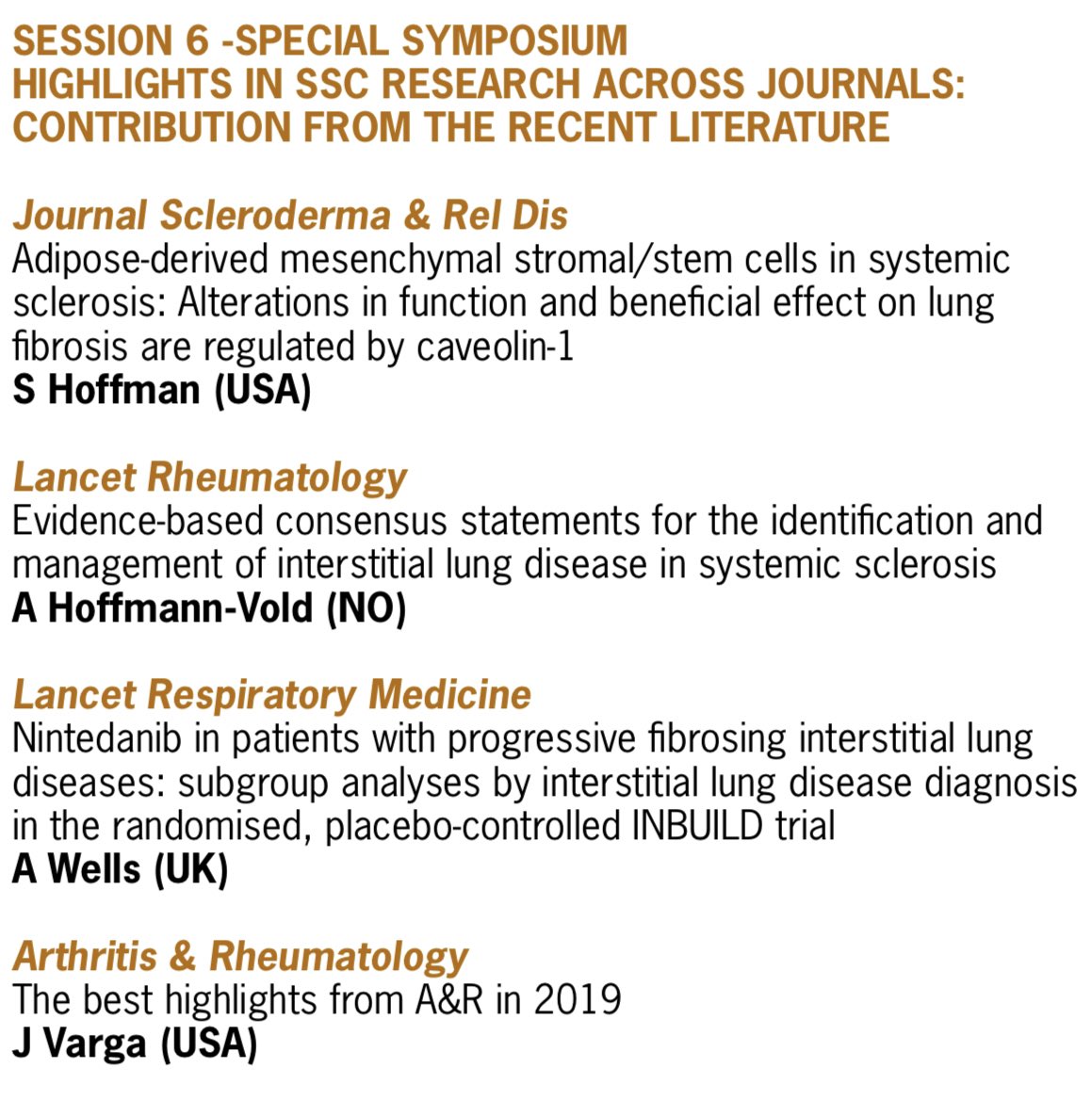 Worldsclerofnd's tweet photo. #wsc20 Highlights in #SSc research across journals: contibution from recent literature! Session available online untile Dec. 20th 🙌 https://t.co/xa8VwkiOZA @hoffmann_vold @jvargaVarga @EUSTAR_org @Worldsclerofnd https://t.co/zybaPR1ABd