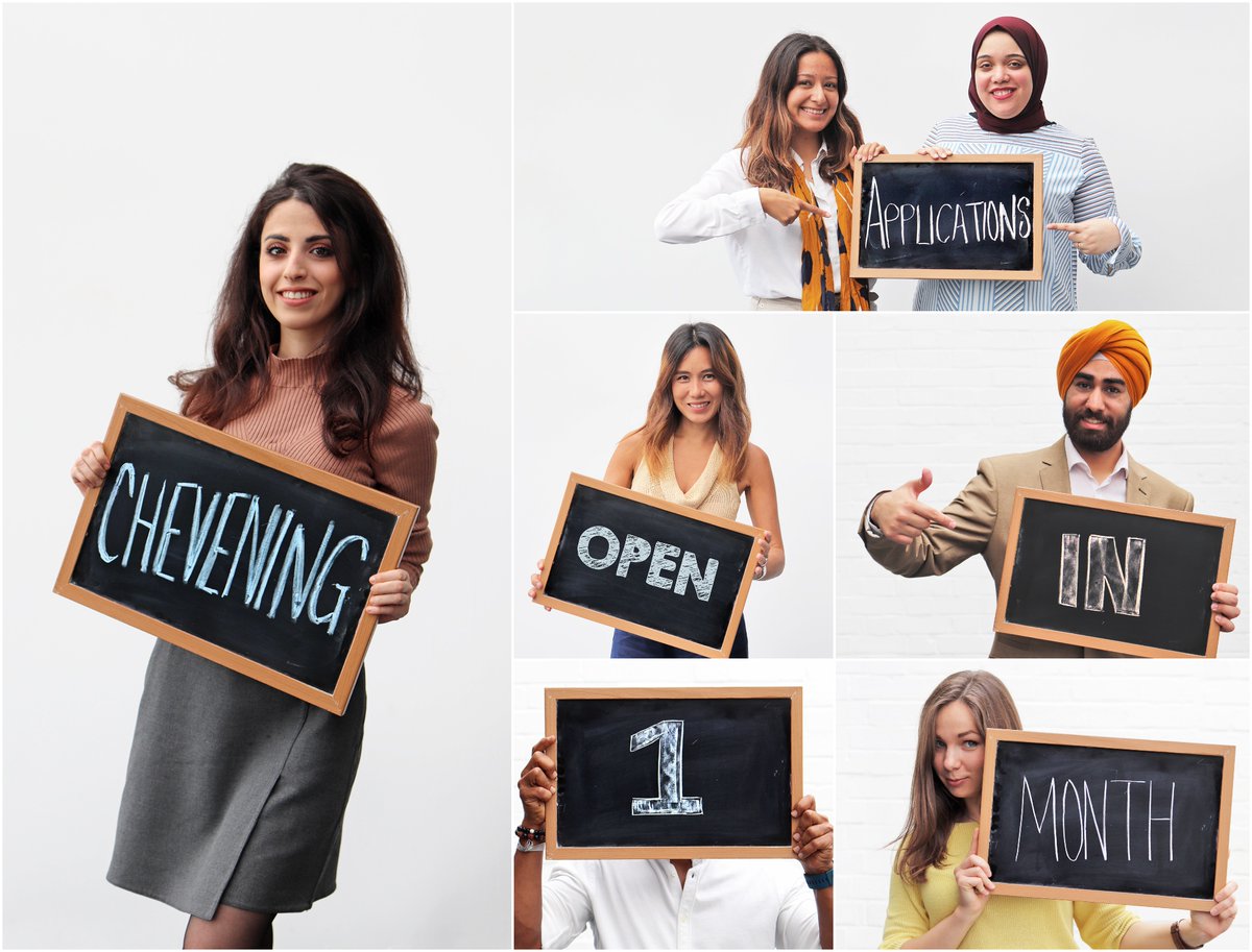 Just one month to go until Chevening applications open! Gain a world-class education and become part of the lifelong #Chevening community. Start preparing for your application today: ow.ly/lo6c50AL459