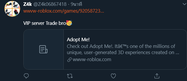 Real Sxlt Lord It S L Not I On Twitter Don T Fall For This This Is Fake Link It Will Stale You Roblox Account Please Retweet This Roblox Adoptme Adoptmetrades Adoptmetrade Https T Co Ybnxfqur2c - roblox vip accounts