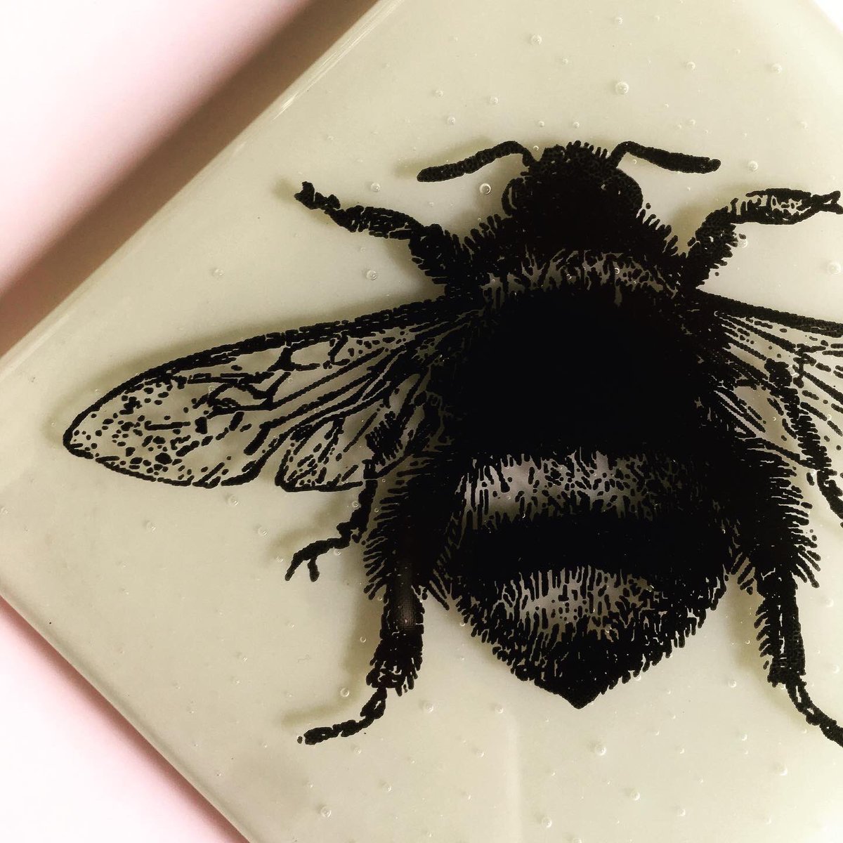treptowglass's tweet photo. I have finally managed to re-stock the bee coasters.... I am also currently working on not only new colours for the bee coasters, but also a couple of new print designs, soon in the shop!

#bee #coaster #gardenersgift #naturelover #beekeeper #biene #imker #smallgift #tealover https://t.co/yl11QFph6o
