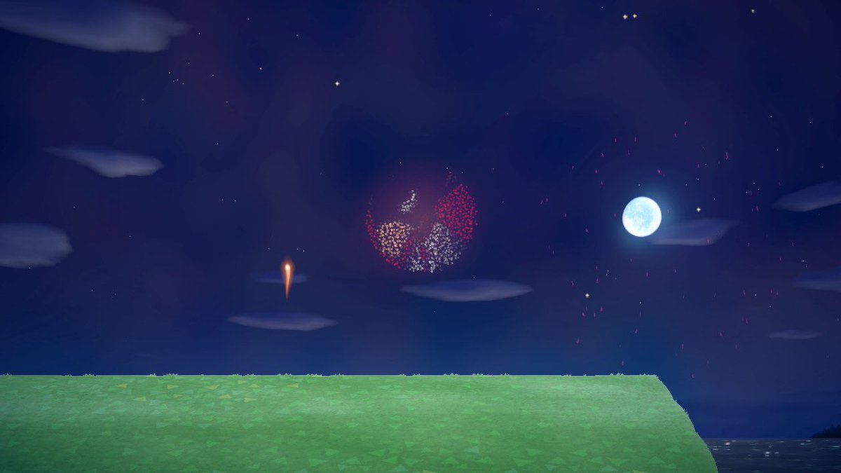 _misslyss2__'s tweet photo. Did I make Todoroki and Tokoyami fireworks? MAYBE I DID 😍 #MyHeroAcademia #bnha #MHA #acnh #AnimalCrossing #ACNH #acnhfireworks https://t.co/oXRiJFY5RQ