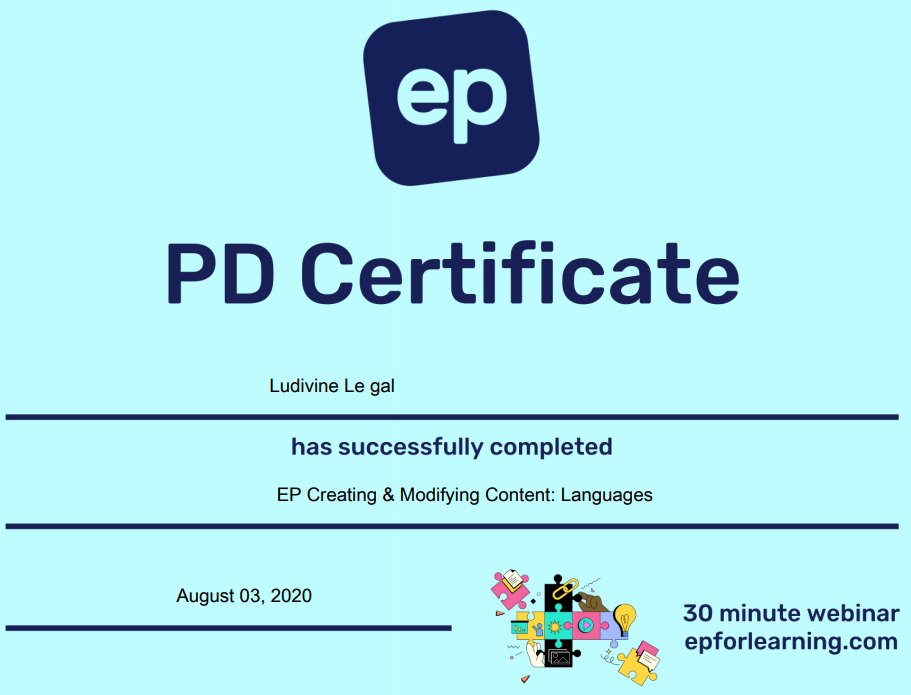 ludivinelegal's tweet photo. Slowly coming out of holiday mode and getting ready for next school year. Looking forward to start creating my own Smart Lessons on #epstudio #ep. Thanks @KrugerPhilippa for this Webinar https://t.co/HjTYWpVAEP