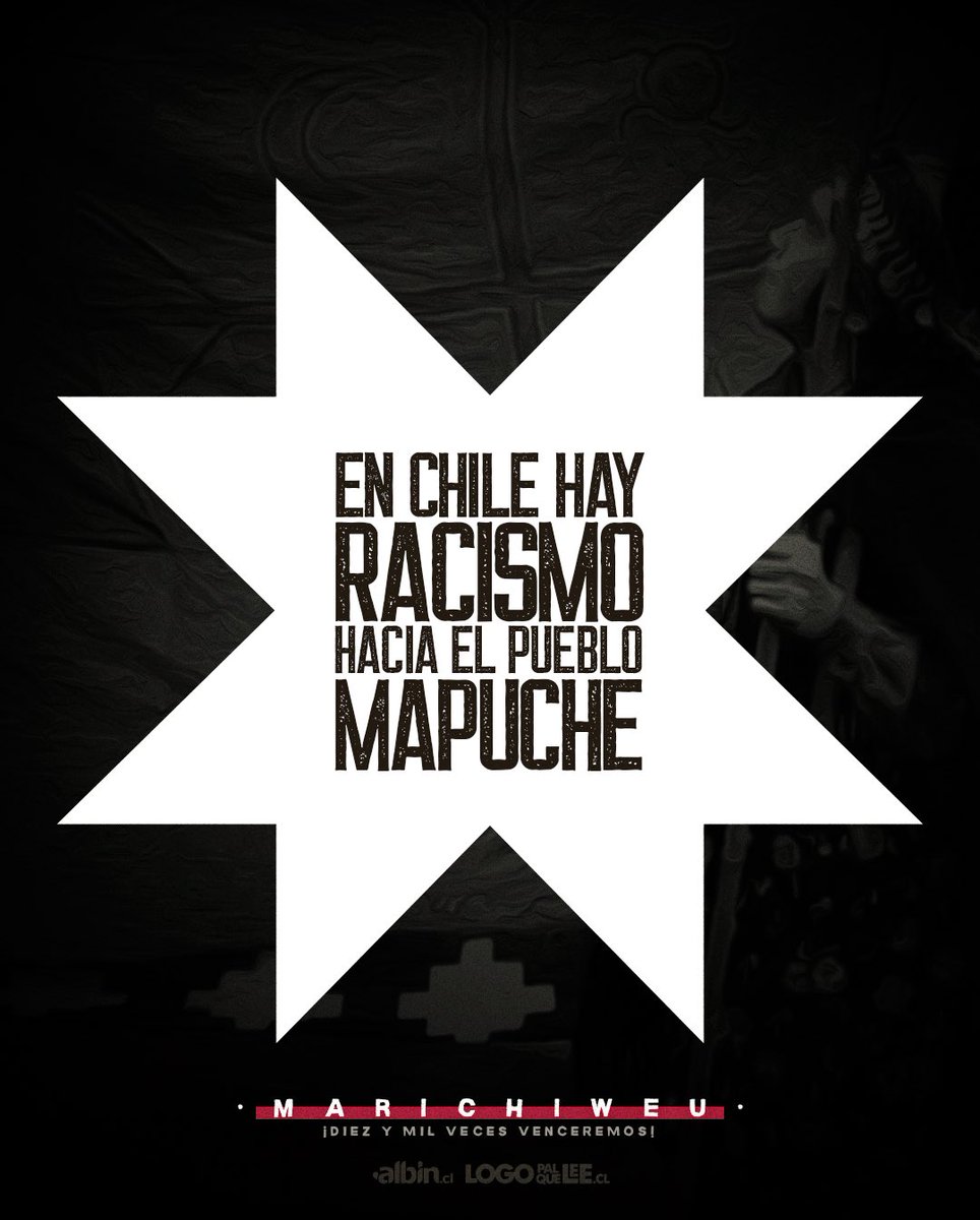 albinfarias's tweet photo. M A R I C H I W E U ✊🏻
Diez y mil veces venceremos. 
.
LIBERTAD AL PUEBLO MAPUCHE ✊🏻
.
.
.
.
.
.
.
.
#libertadalpueblomapuche 
 #ChileDespertó #LaUniónHaceLaFuerza #NuevaConstitución 🇨🇱✊🏻 #apruebo https://t.co/4z1mOdSi2K