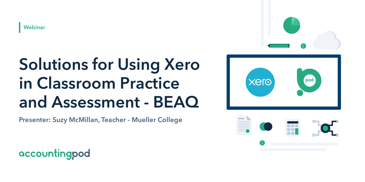 accountingpod's tweet photo. Calling all #BusEdu #educators #Teachers
Event: Using @Xero in #classroom for Practice and Assessment.
Suzy will be sharing her experience using AccountingPod in #businessstudies and #Accounting subjects
August 20 4pm
https://t.co/Tw76w7WXkF
#edchat #edtech #education #elearning https://t.co/EHRkwcZKDT