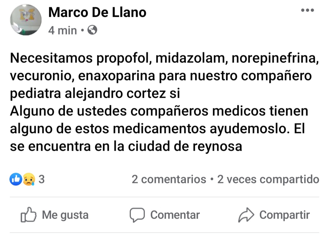 ilseirene's tweet photo. No hay medicamento NI PARA LOS MÉDICOS https://t.co/58MHhDFfF4