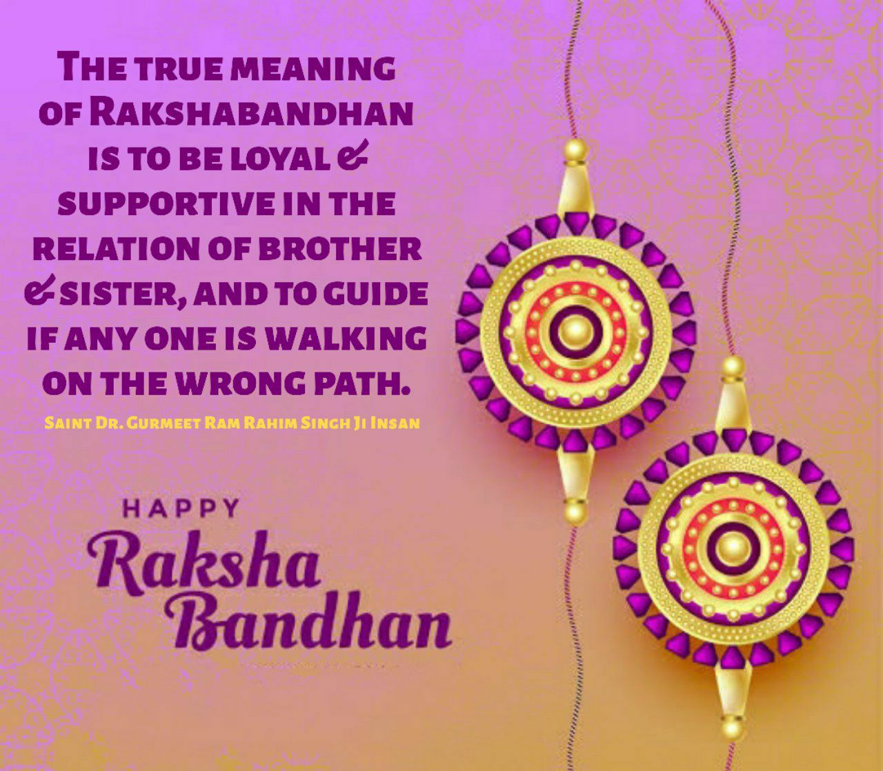 What is the meaning on sale of raksha bandhan