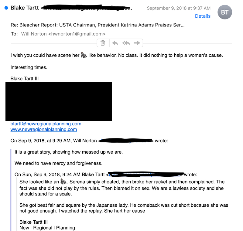 I reviewed dozens of emails between Blake Tartt & Norton from 2018-2020. Tartt repeatedly made disparaging remarks about Black women.Ed Meek's name came off the journalism building in late 2018. And then Blake Tartt helped select a new chancellor. (4)  https://www.mississippifreepress.org/4876/the-fabric-is-torn-in-oxford-um-officials-decried-racism-publicly-coddled-it-privately/