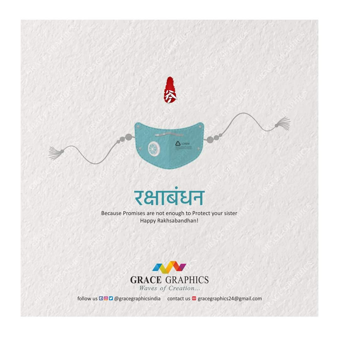 gracegraphicsin's tweet photo. #rakshabandhan2020 #brother #sister #care #safe #corona #COVID19
.
#greeting #festivalgreetings #indianfestivals  #festival #creative #creation #logo #identity #design #logo_design  #stationary_design  #graphics_disign #graphics #gracegraphicsIndia
#jalgaon #maharashtra #india https://t.co/7LgPKNZo11