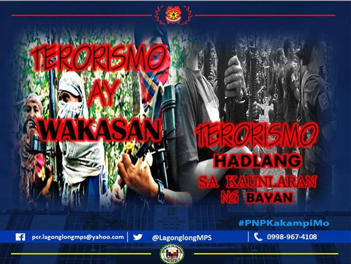 TERRORISM is FINALLY!
#PNPKakampiMo
#toserveandprotect
#pulisumaksyonmabilis
#pnppulisatkomunidad