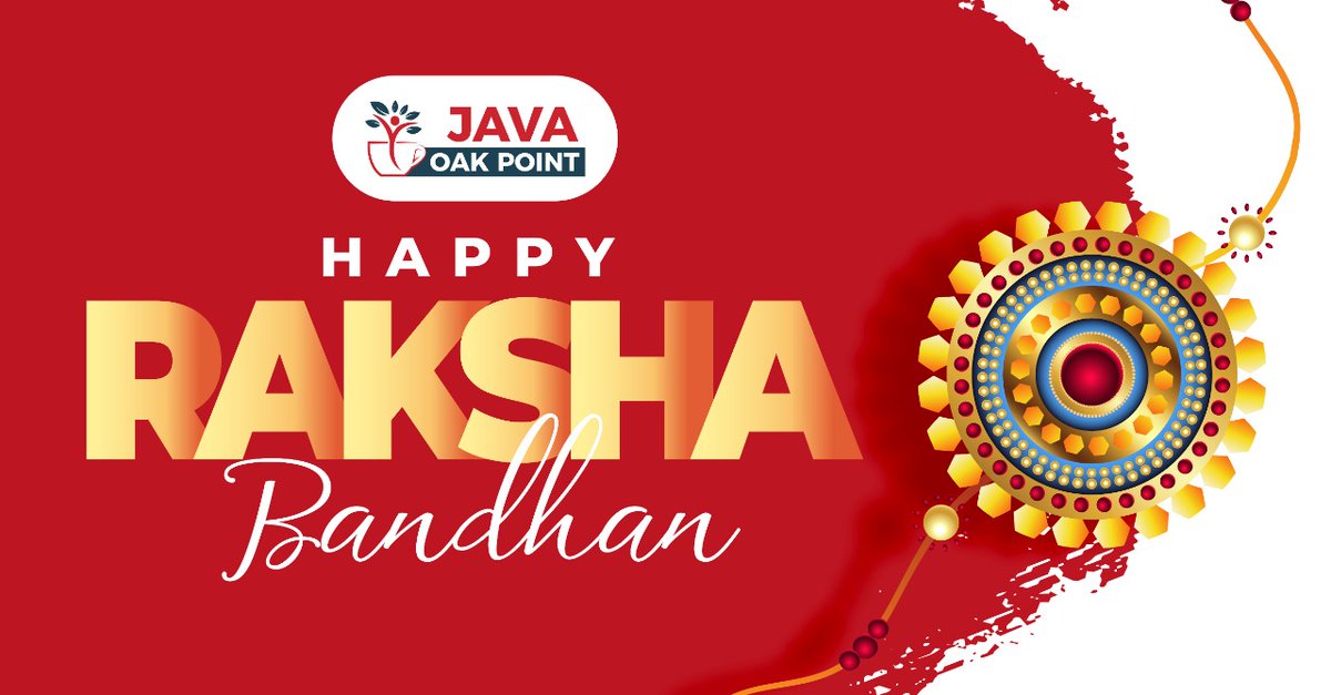 javaoakpoint's tweet image. #JavaOakPoint wishes a very Happy Raksha Bandhan to everyone!
#HappyRakshaBandhan #HappyRakhi #Rakhi #BrotherSisterLove #Festival