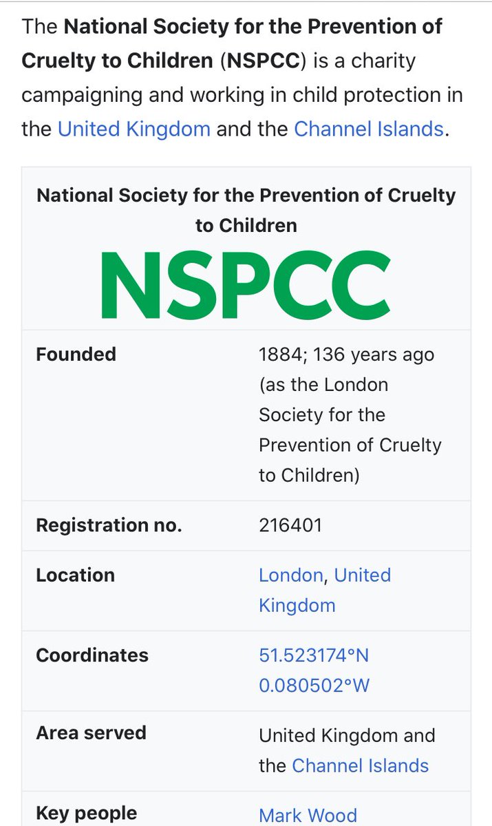 16) Like every elite with a sketchy background, Clare got involved in a ‘save the kids!’ charity that somehow got something passed to give them the right to ‘help’ TAKE KIDS FROM THE PARENTS. Maybe I have   #Epstein worries, but they serve the UK...and the   #ChannelIslands