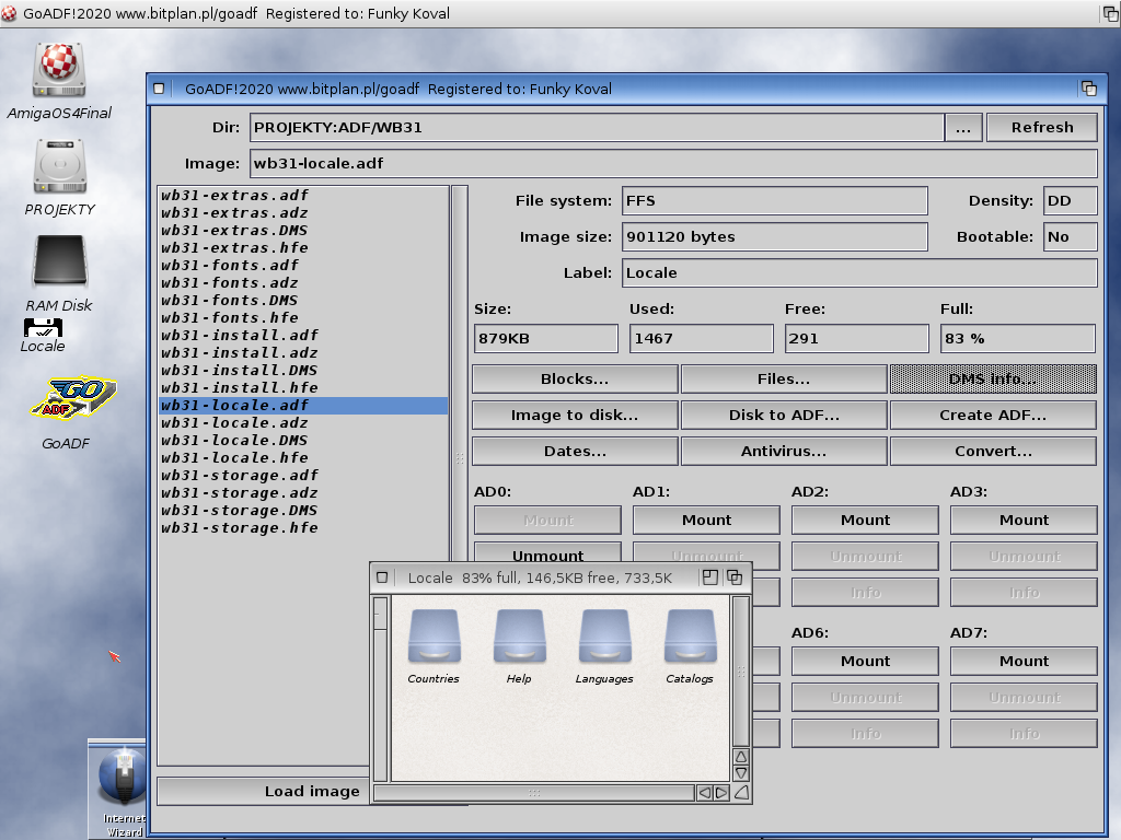 [68k] GoADF 3.0
Nouvelle version disponible pour les utilisateurs enregistrés. Ajout de 4 lecteurs virtuels, nouvelles options, Appicon, support du RAD pour écrire les images, etc...
bitplan.pl/goadf