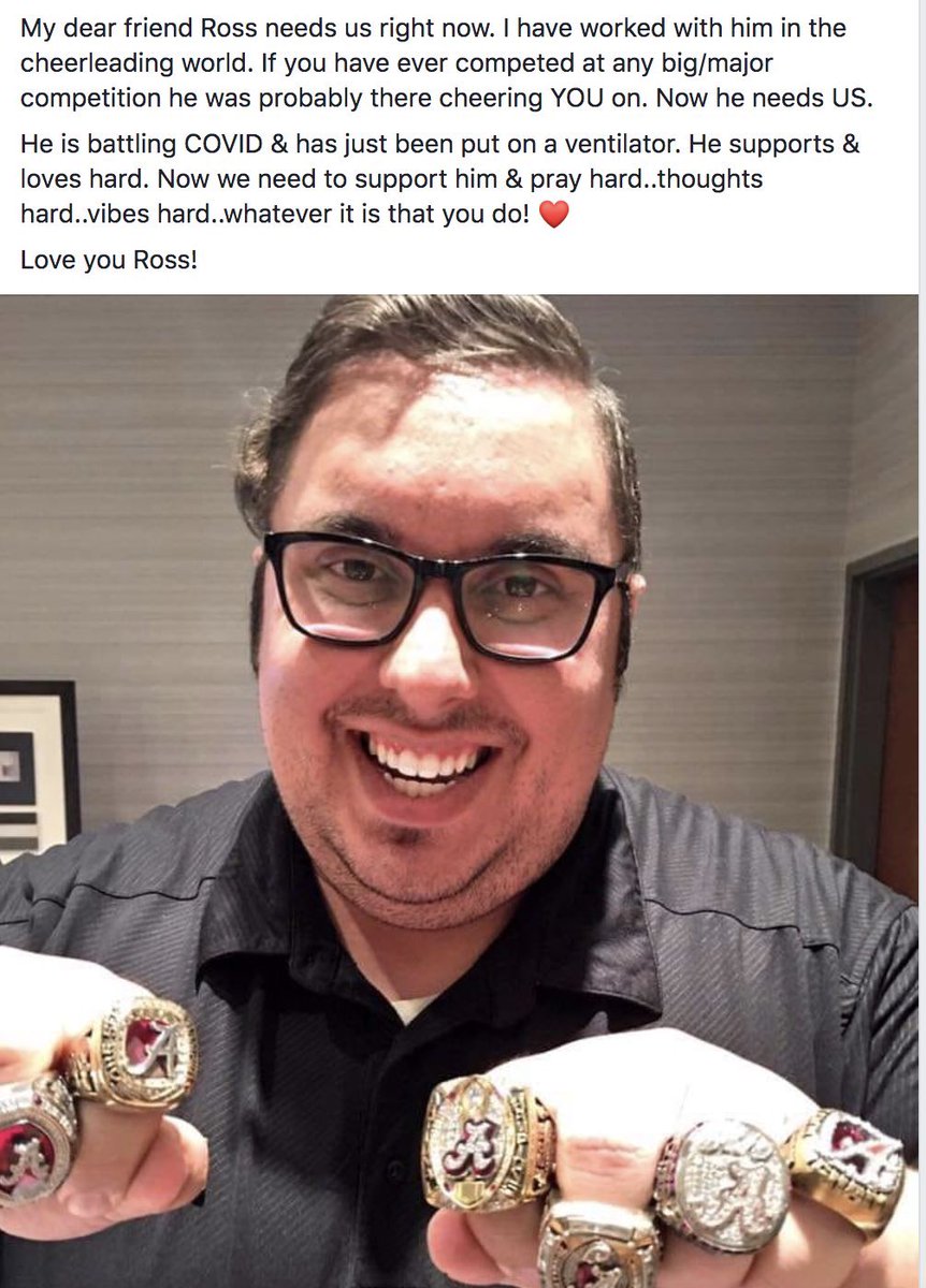 Michaeleddie38's tweet photo. Sending prayers and positivity your way brother! Don’t forget how strong you are! Don’t forget how powerful your spirit and light is! Cheer’s number one fan and the man who puts center flyers to shame! We love you! Stay up! And see you soon! https://t.co/oXWTFZ1xc7