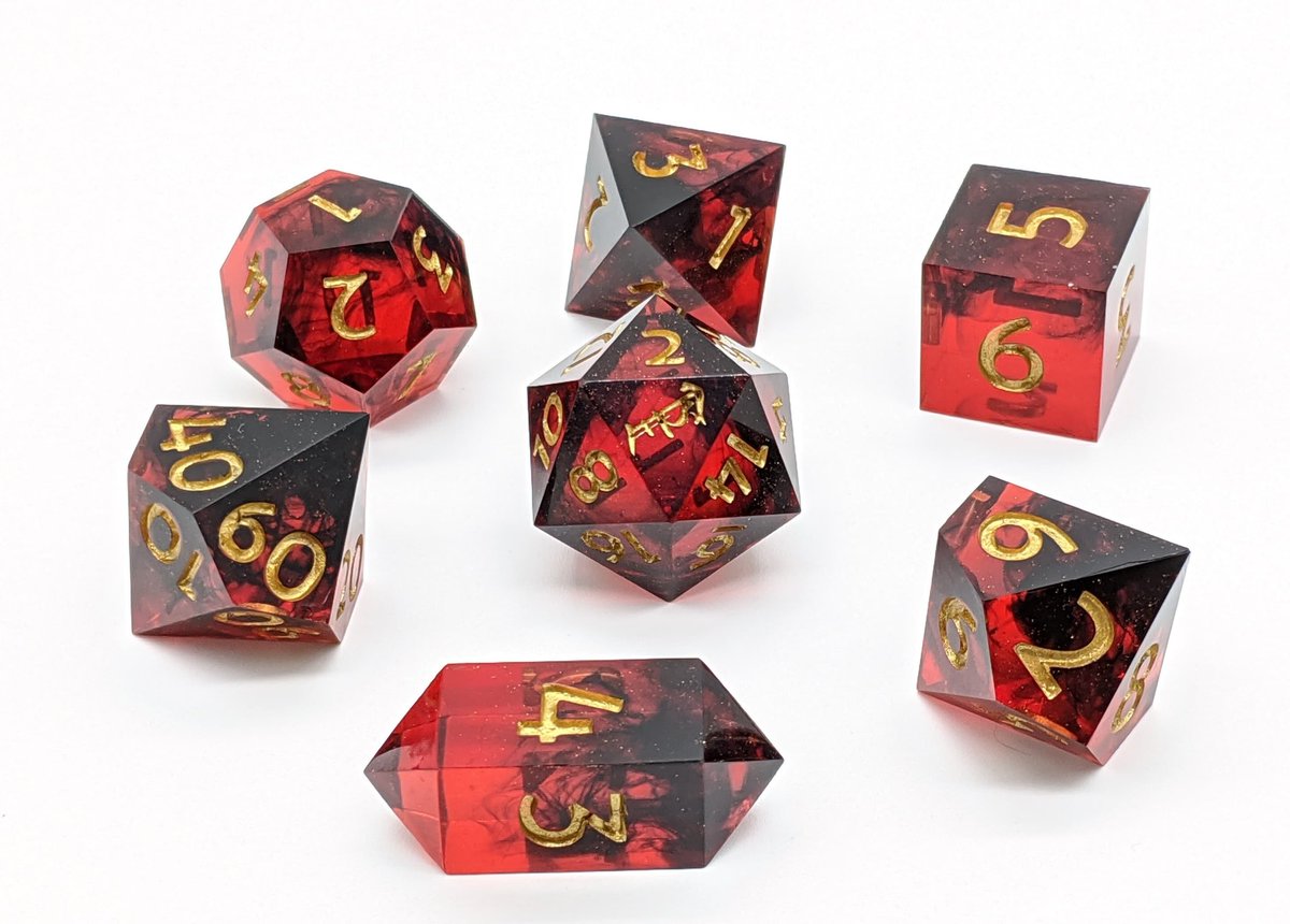 playoticgames's tweet photo. 🏹WE HAVE #DICE🗡
...and they're beautiful...
In celebration of starting our #waterdeep game on Wednesday, we're hosting a #giveaway for a set of signature dice TWICE over the next two weeks. 

🔮One Entry: Follow us and Retweet this
🔮2nd Entry: Follow our Twitch!

#dnd https://t.co/xGnHTjvt4t