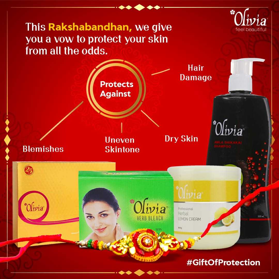 OliviaBeautyIN's tweet photo. Here’s a gift of protection to all the sisters this Rakshabandhan.
To shop now, click on the link: https://t.co/kh1cJnprK6
.
.
.
#FeelBeautiful #OliviaCosmetics #GiftOfProtection #HappyRakshabandhan #Rakshabandhan #Rakhi #Gifts #Festivals #Celebrations #StaySafe https://t.co/qbu6WsPsV0