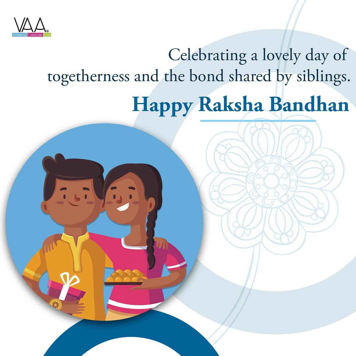 VAAHomeDecor's tweet photo. Raksha Bandhan is the celebration of love shared on this day, because the rest of the year passes in the cute fights and arguments.

Happy Raksha Bandhan.
.
#vaahomedecor #appreciatinglife #threadofpositivity #happyrakshabandhan #rakshabandhan #rakhispecial #rakshabandhanspecial https://t.co/EbPSnnOStP