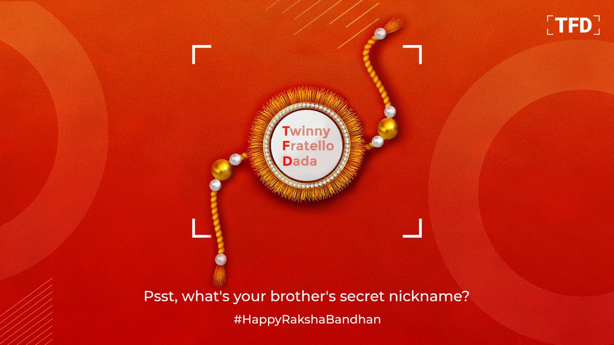 thinkfirstdigi1's tweet photo. From Bhai to Bro, they are both annoying and adorable at the same time. 
What do you call your brother? Tell us in comments below.
#ThinkFirstDigital #TFD #TeamTFD #TeamDigital
#Rakshabandhan #Rakhi #IndianFestival #HappyRakshabandhan #Siblings #SiblingLove https://t.co/G10BIGbBhu