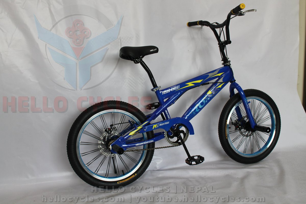 HelloCycles's tweet photo. HELLO ROAR 20" FREESTYLE/BMX (BLUE)
#HelloRoar #Roar #Freestyle #BMX
#BMXinNepal #FreestyleinNepal
#HelloCycles #PedalOn
#HelloCycle #HelloBicycle #Hello
#Bicycle #Cycle #Bike #Cycling #Ride
#MTB #MountainBike #KidBicycle
#Nepal #Kathmandu
π΄ββοΈ https://t.co/eLPdqUsPLN https://t.co/kFE93xn3lC